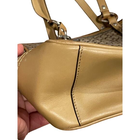 COACH F11526 Signature Gallery Monogram Tote / Handbag / purse - Picture 6 of 16